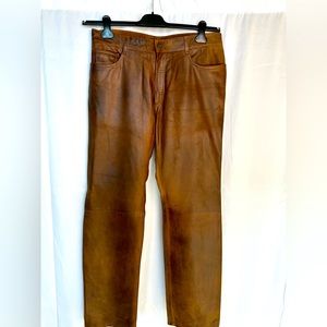 2005 never worn HUGO BOSS Leather Pants - Special and Unique